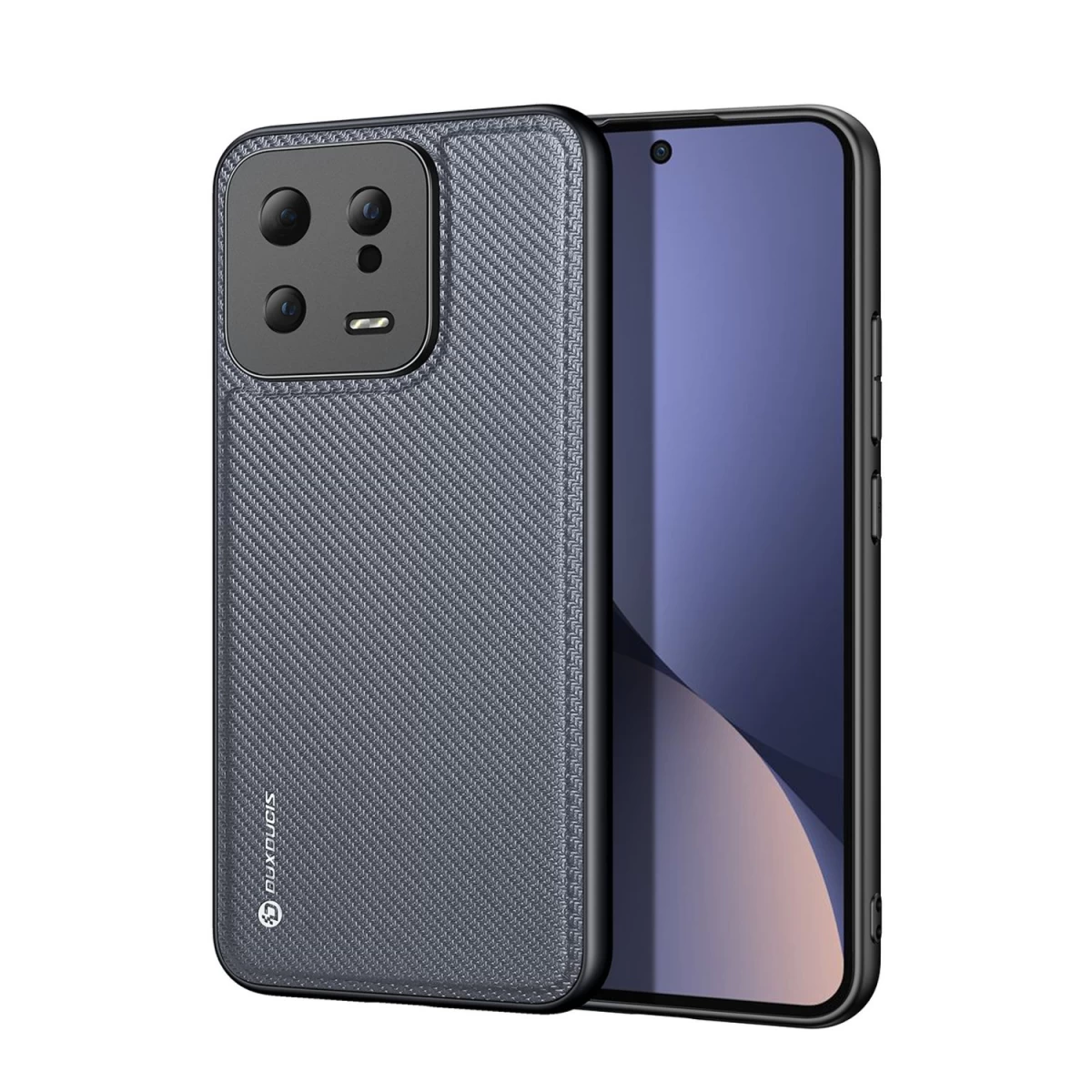 Dux Ducis Fino Dėklas Xiaomi 13 Dėklas Su Silikoniniu Rėmeliu Pilkas