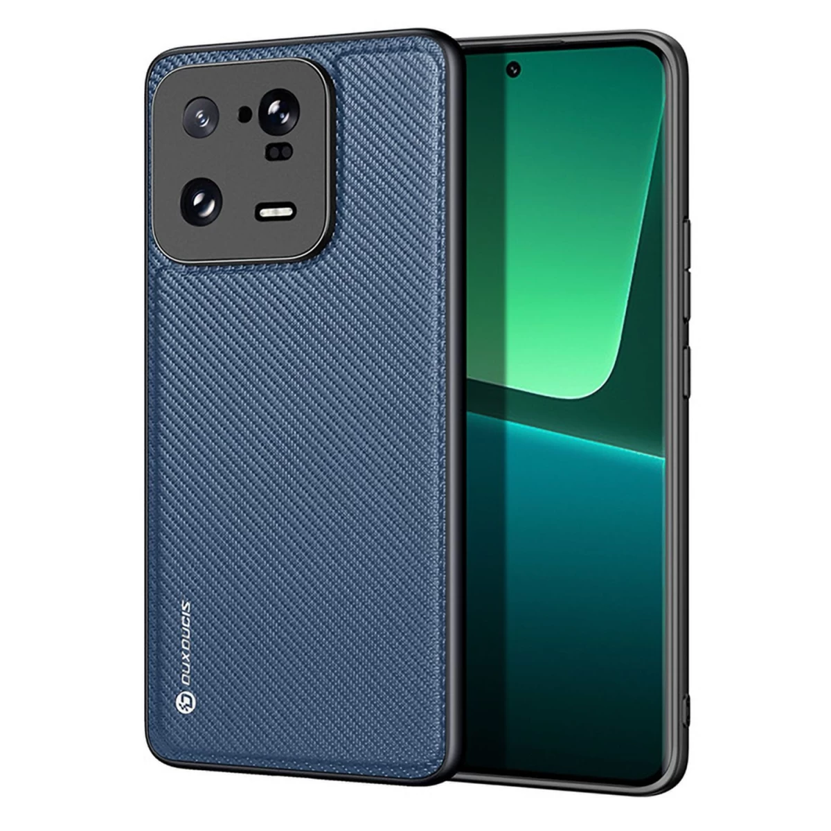 Dux Ducis Fino Dėklas Xiaomi 13 Pro Dėklas Su Silikoniniu Rėmeliu, Mėlynas