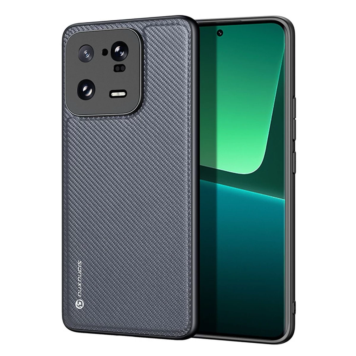 Dux Ducis Fino Dėklas Xiaomi 13 Pro Dėklas Su Silikoniniu Rėmeliu Pilkas