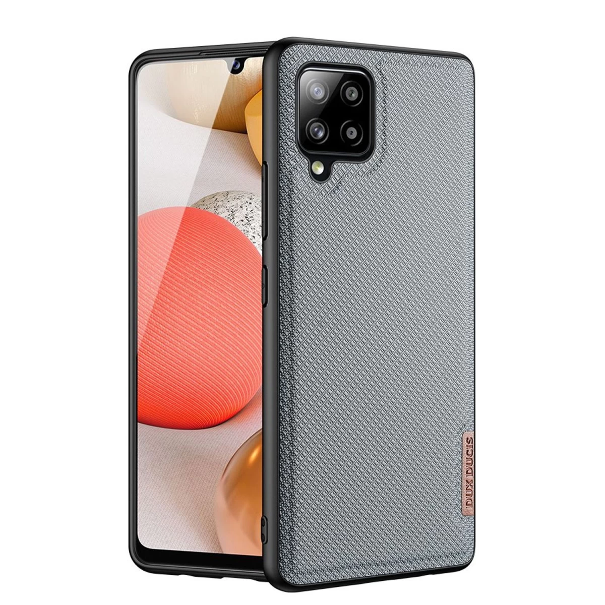 Dux Ducis Fino Dėklo Dangtelis, Padengtas Nailono Medžiaga, Skirtas Samsung Galaxy A42 5g Pilkas Dux Ducis Fino Dėklo Dangtelis, Padengtas Nailono Medžiaga, Skirtas Samsung Galaxy A42 5g Pilkas