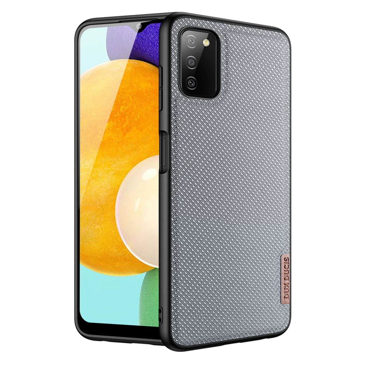 Dux Ducis Fino Nailonu Dengtas Dėklas Samsung Galaxy A03s Pilkas