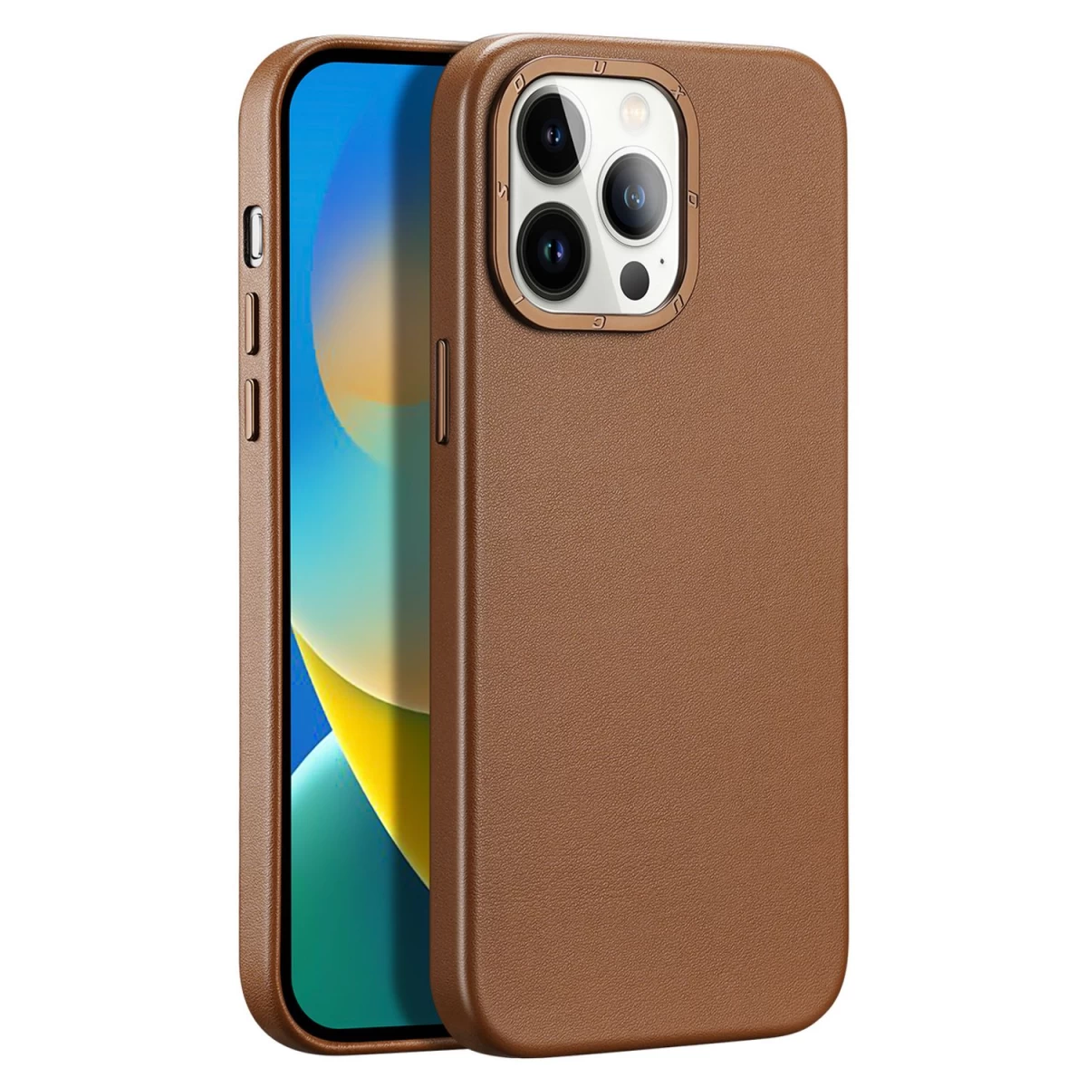 Dux Ducis Grit Odinis Dėklas Iphone 14 Pro Max Elegantiškas Dirbtinės Odos Dangtelis (suderinamas Su Magsafe) Rudas Dux Ducis Grit Odinis Dėklas Iphone 14 Pro Max Elegantiškas Dirbtinės Odos Dangtelis (suderinamas Su Magsafe) Rudas