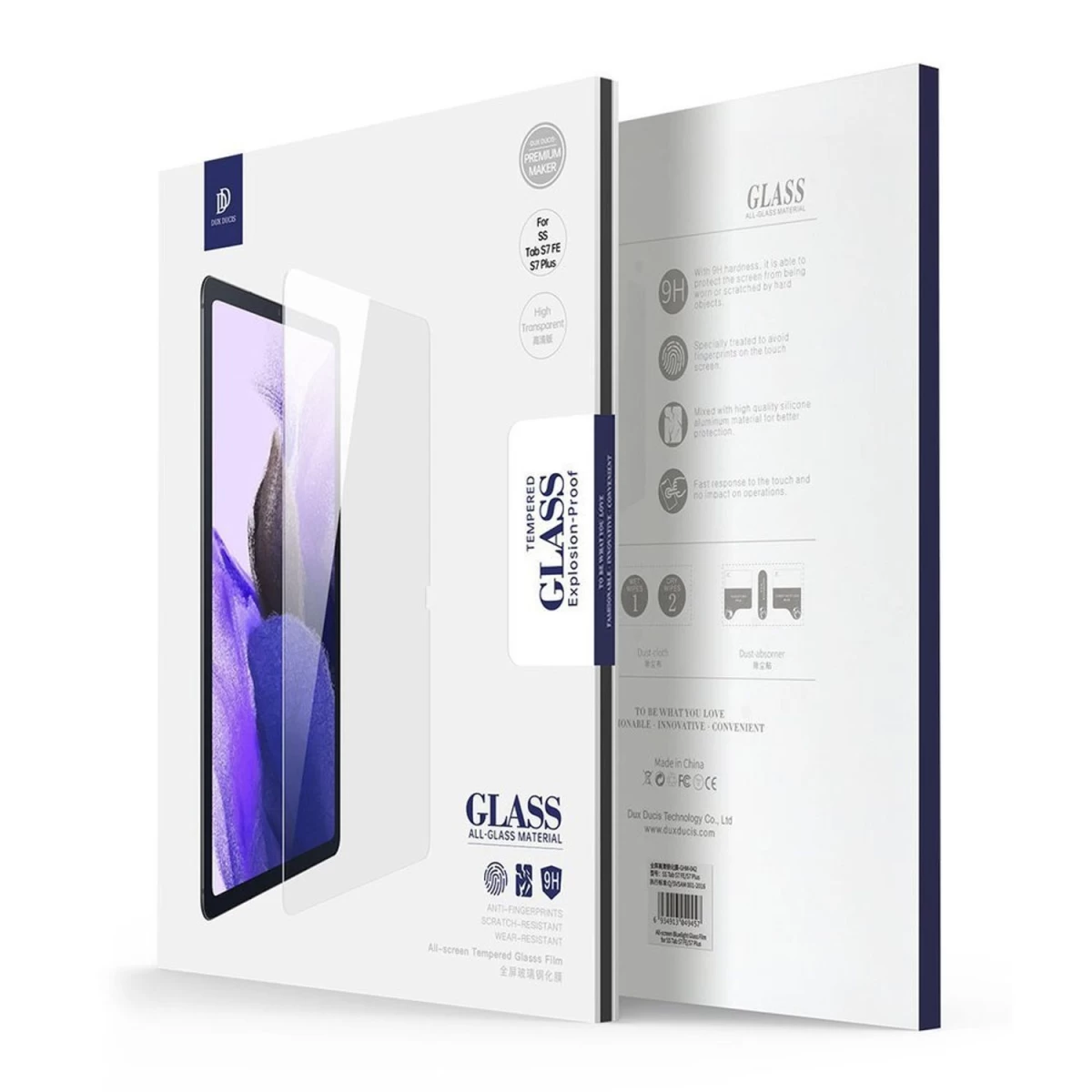 Dux Ducis Grūdintas Stiklas Tvirtas Patvarus 9h Samsung Galaxy Tab S7+ (s7 Plus) / Tab S7 Fe / Tab S8+ (s8 Plus) Skaidrus (pritaikytas Dėklams) Dux Ducis Grūdintas Stiklas Tvirtas Patvarus 9h Samsung Galaxy Tab S7+ (s7 Plus) / Tab S7 Fe / Tab S8+ (s8 Plus) Skaidrus (pritaikytas Dėklams)