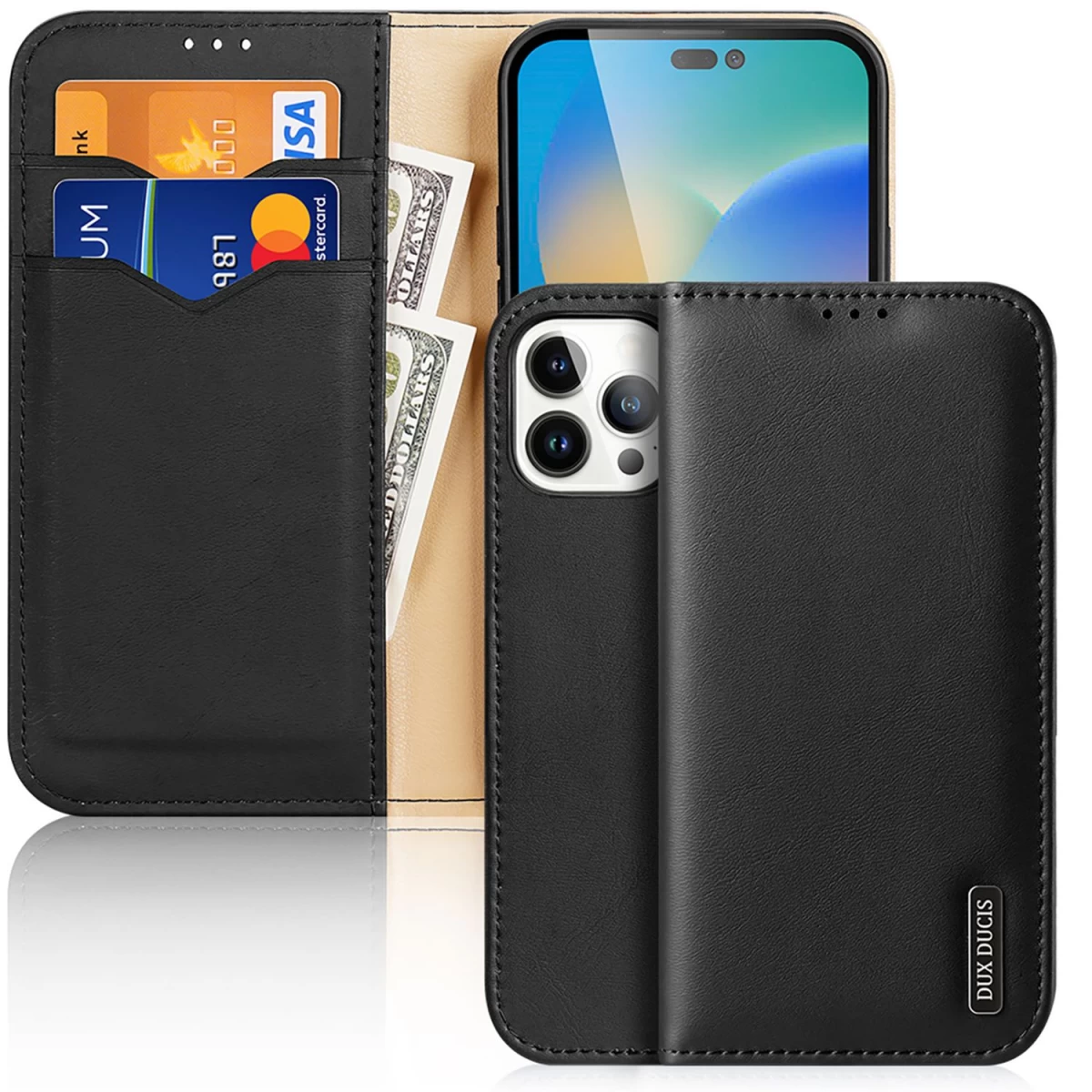 Dux Ducis Hivo Odinis Dėklas Su Atvartu Natūralios Odos Piniginė Kortelėms Ir Dokumentams Iphone 14 Pro Max Juodas Dux Ducis Hivo Odinis Dėklas Su Atvartu Natūralios Odos Piniginė Kortelėms Ir Dokumentams Iphone 14 Pro Max Juodas