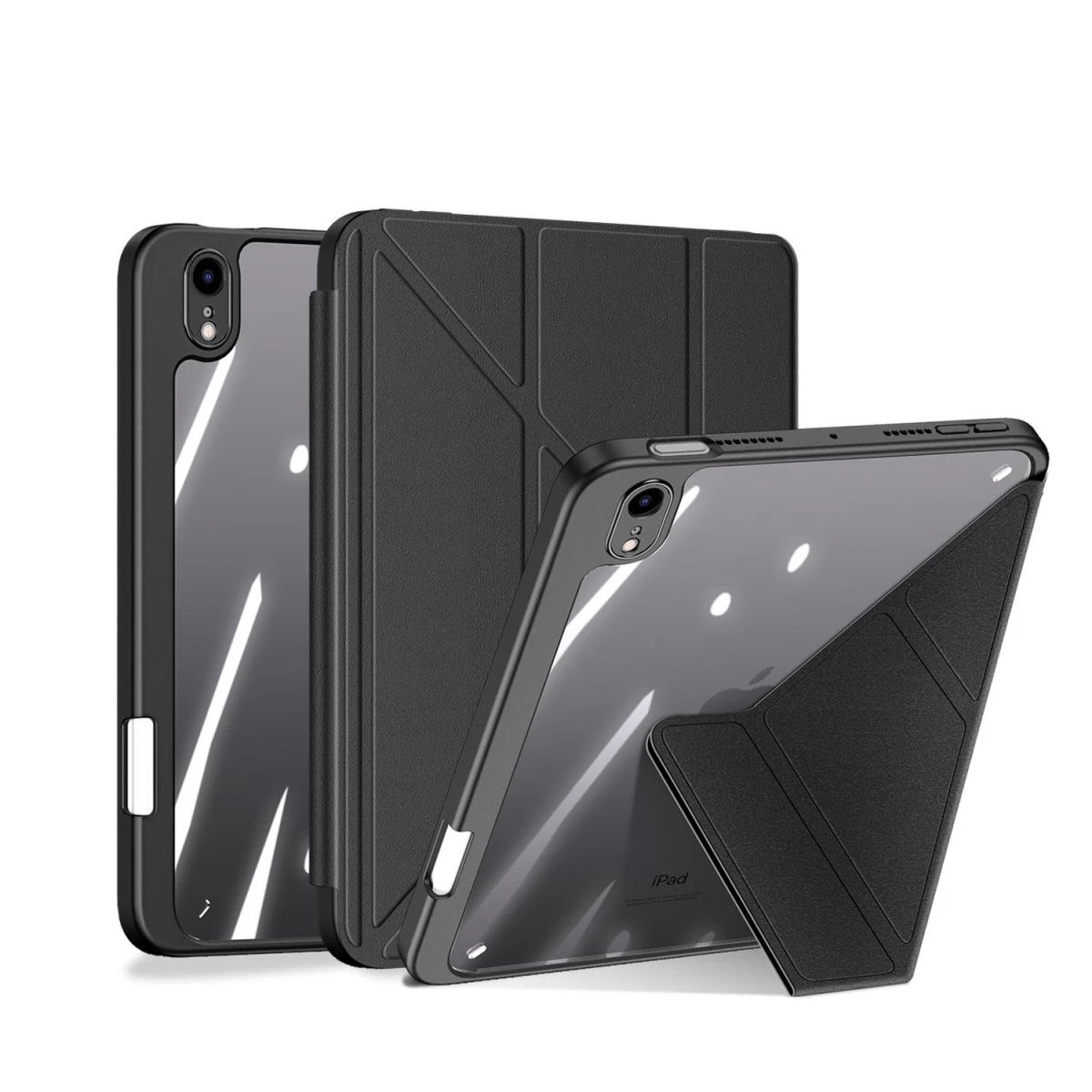 Dux Ducis Magi Dėklas Ipad Mini 2021 Su Stovu Ir Apple Pencil Laikikliu, Juodas