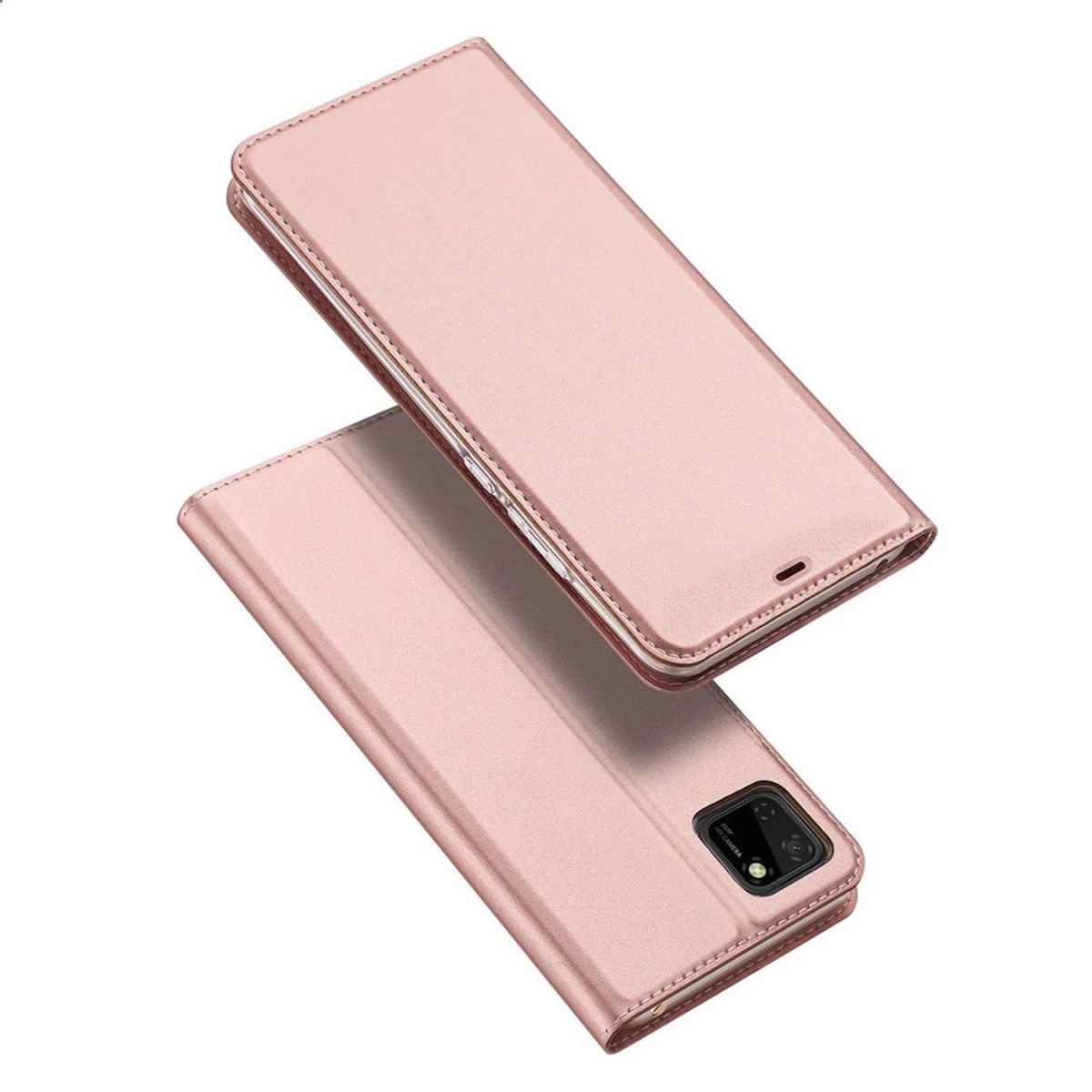 Dux Ducis Skin Pro Dėklas Su Atvartu, Skirtas Huawei Y5p, Rožinės Spalvos