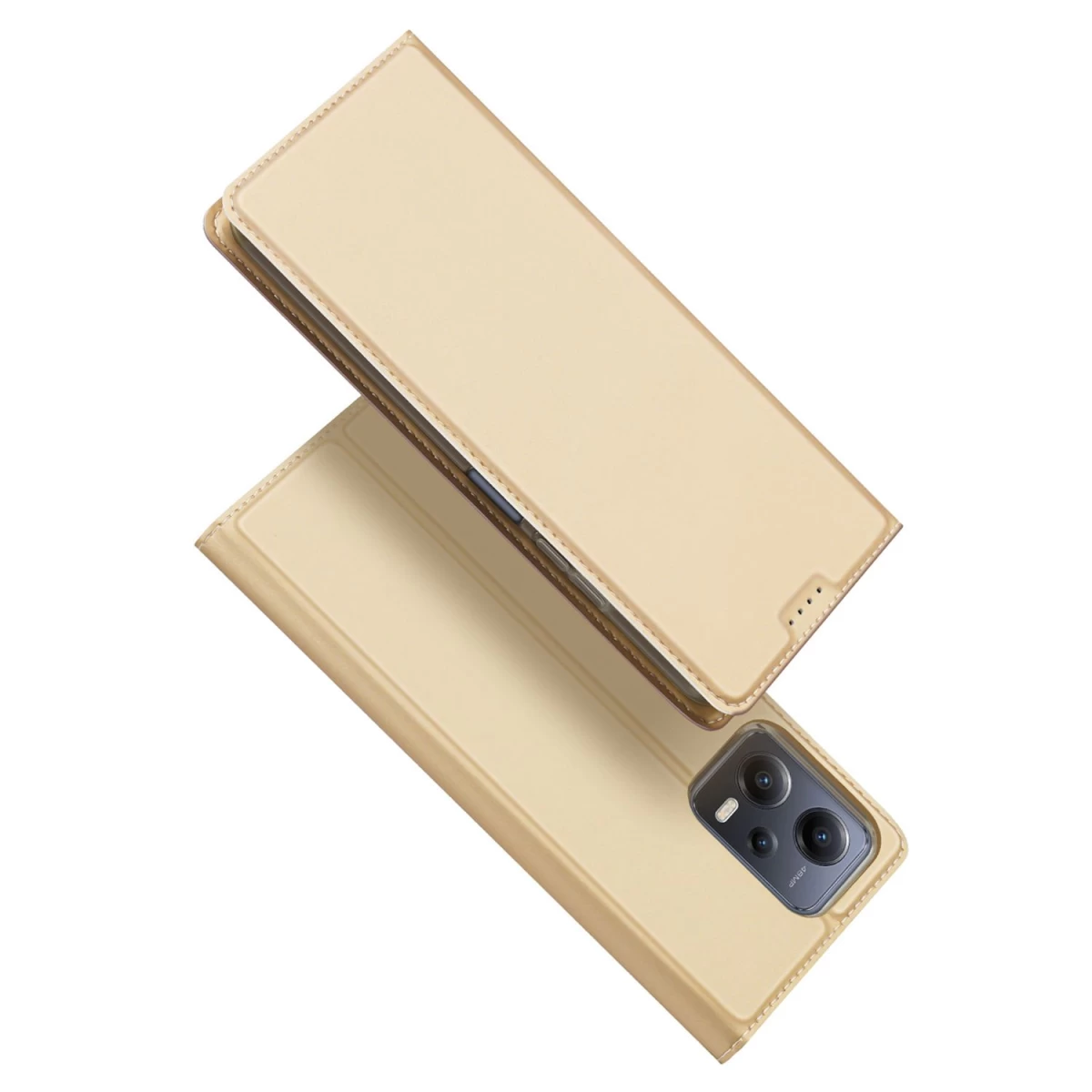 Dux Ducis Skin Pro Dėklas Xiaomi Redmi Note 12 5g / Poco X5 5g Apverčiamam Piniginės Kortelės Laikikliui, Stovo Dangteliui, Auksinis Dux Ducis Skin Pro Dėklas Xiaomi Redmi Note 12 5g / Poco X5 5g Apverčiamam Piniginės Kortelės Laikikliui, Stovo Dangteliui, Auksinis
