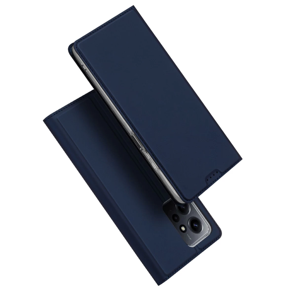 Dux Ducis Skin Pro Dėklas Xiaomi Redmi Note 12 Flip Cover Card Wallet Stand Blue