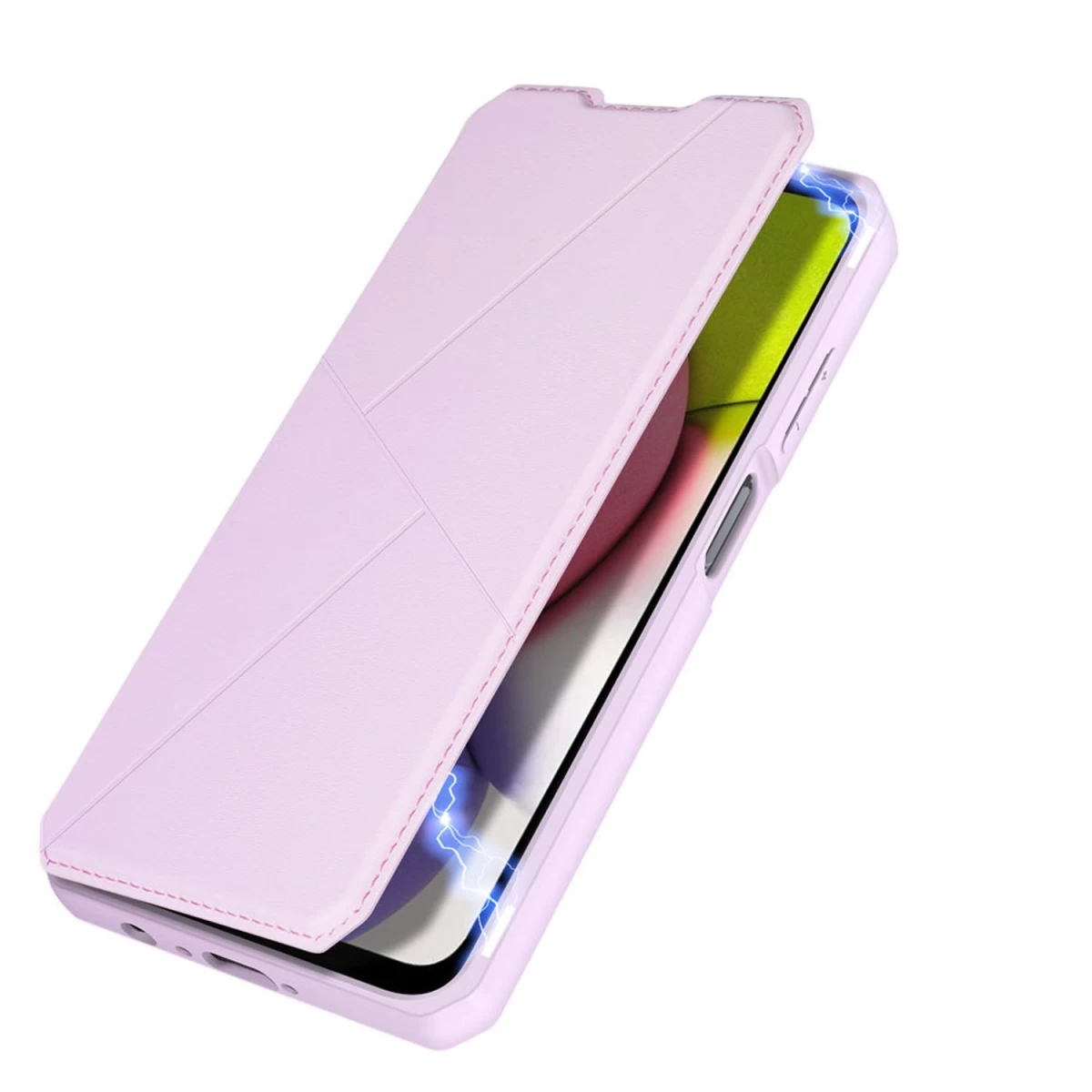 Dux Ducis Skin X Bibliothèque Tipo Dėklas Samsung Galaxy A03s - Rožinis