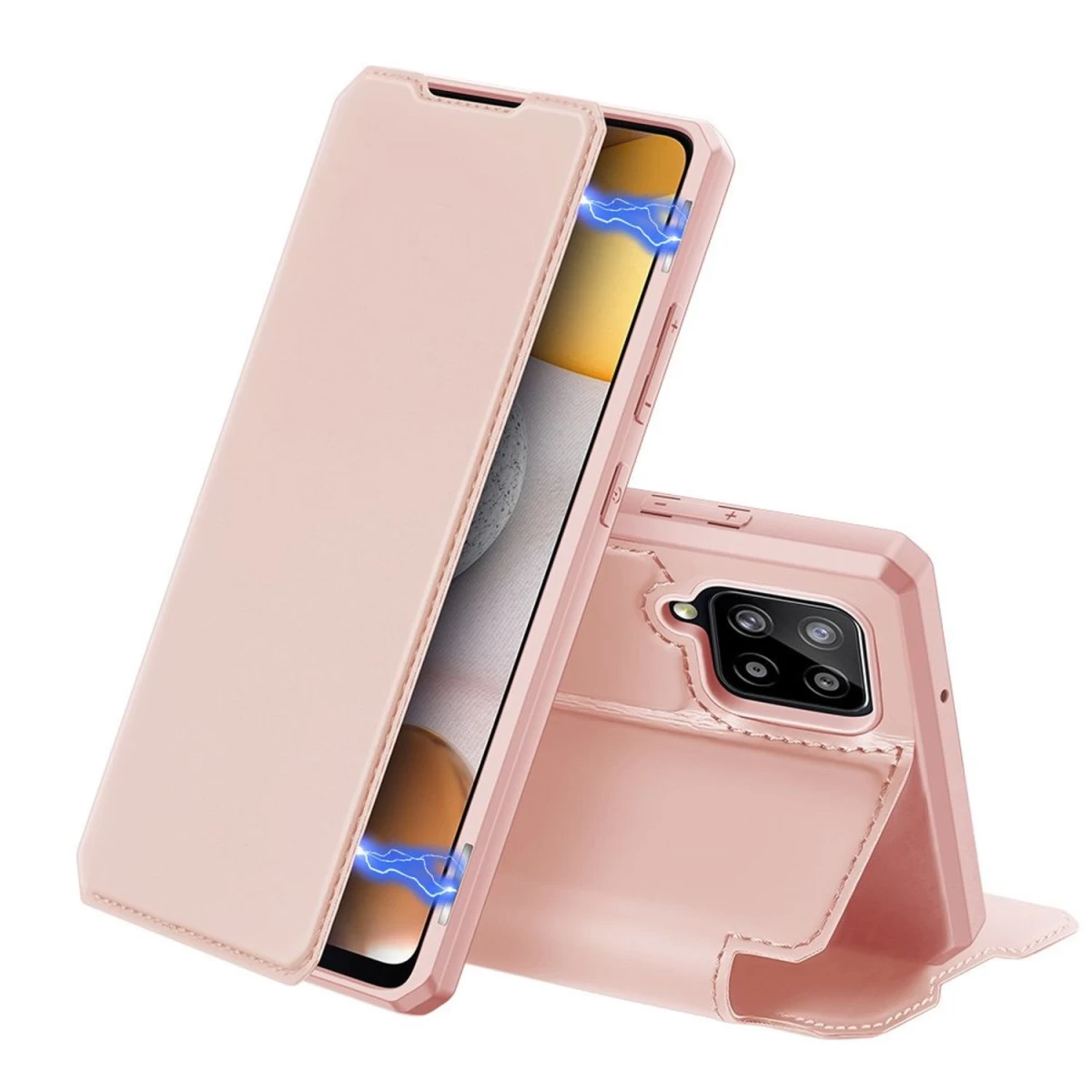 Dux Ducis Skin X Flip Case Skin Dėklas Samsung Galaxy A42 5g Pink