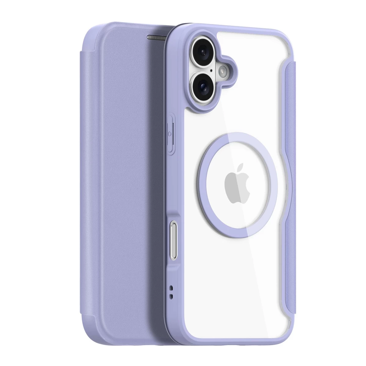 Dux Ducis Skin X Pro Dėklas Iphone 16 Su Magsafe Ir Apverčiamu Dangteliu - Violetinis