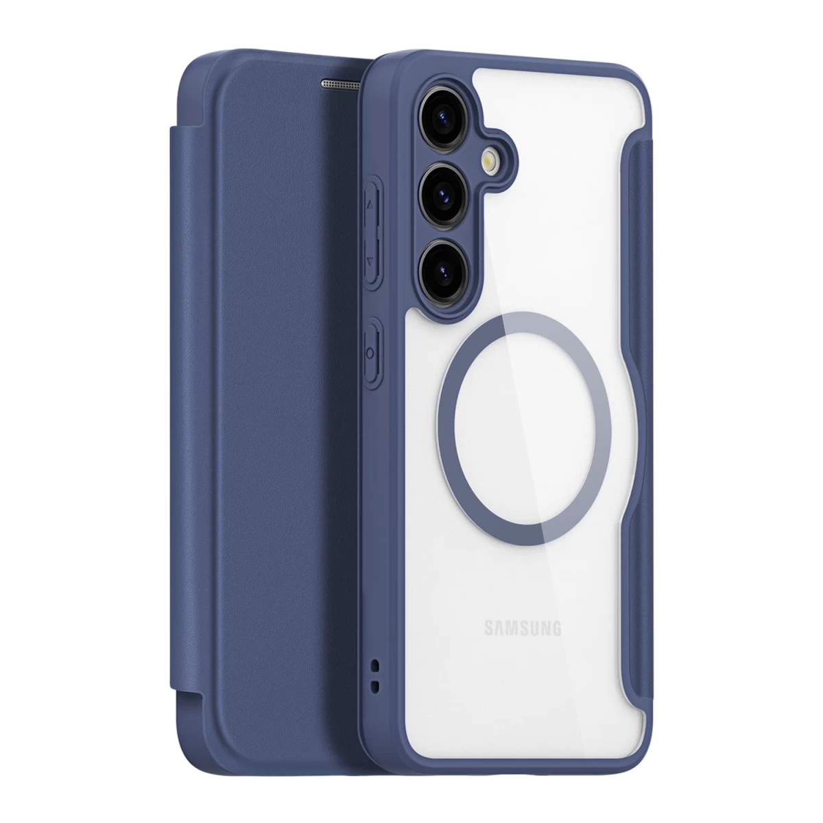 Dux Ducis Skin X Pro Dėklas samsung Galaxy S24+ Su Magsafe Ir Atlenkiamuoju Dangteliu - Mėlynas Dux Ducis Skin X Pro Dėklas samsung Galaxy S24+ Su Magsafe Ir Atlenkiamuoju Dangteliu - Mėlynas