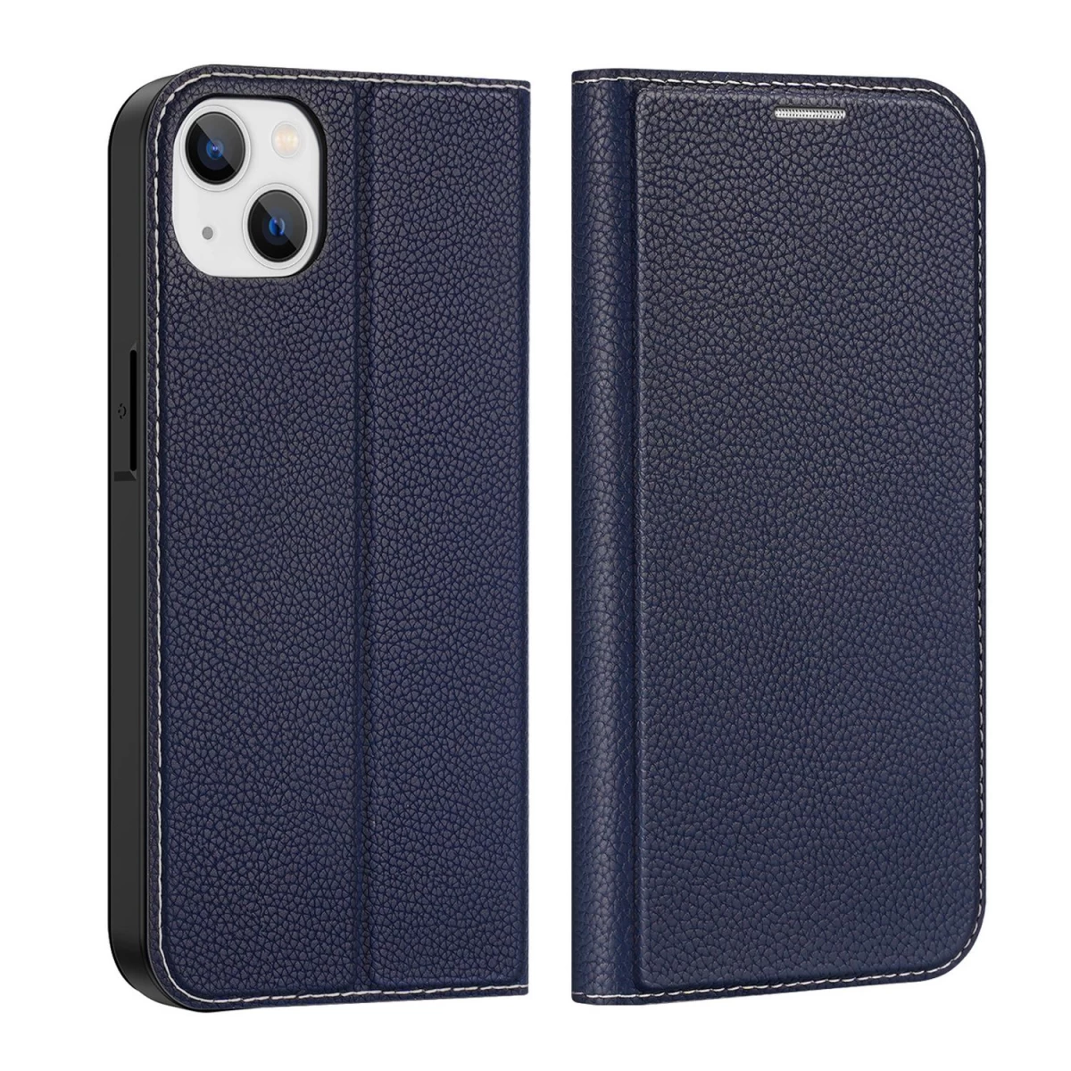 Dux Ducis Skin X2 Dėklas Iphone 14 Plus Su Magnetiniu Atvartu, Mėlynos Spalvos