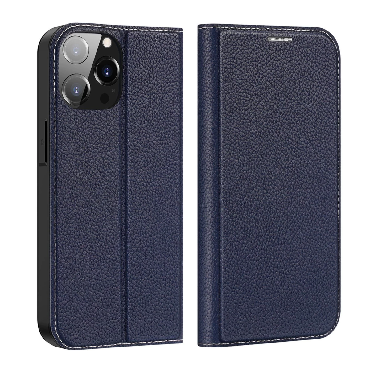 Dux Ducis Skin X2 Dėklas Iphone 14 Pro Max Su Magnetiniu Atvartu, Mėlynas