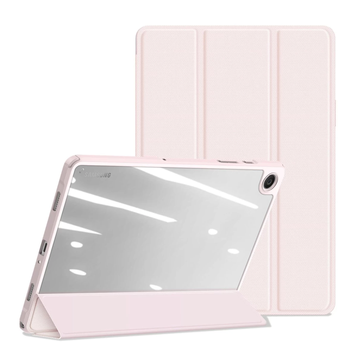 Dux Ducis Toby Apverčiamas Dėklas Su Stovu, Skirtas samsung Galaxy Tab A9+ - Rožinis