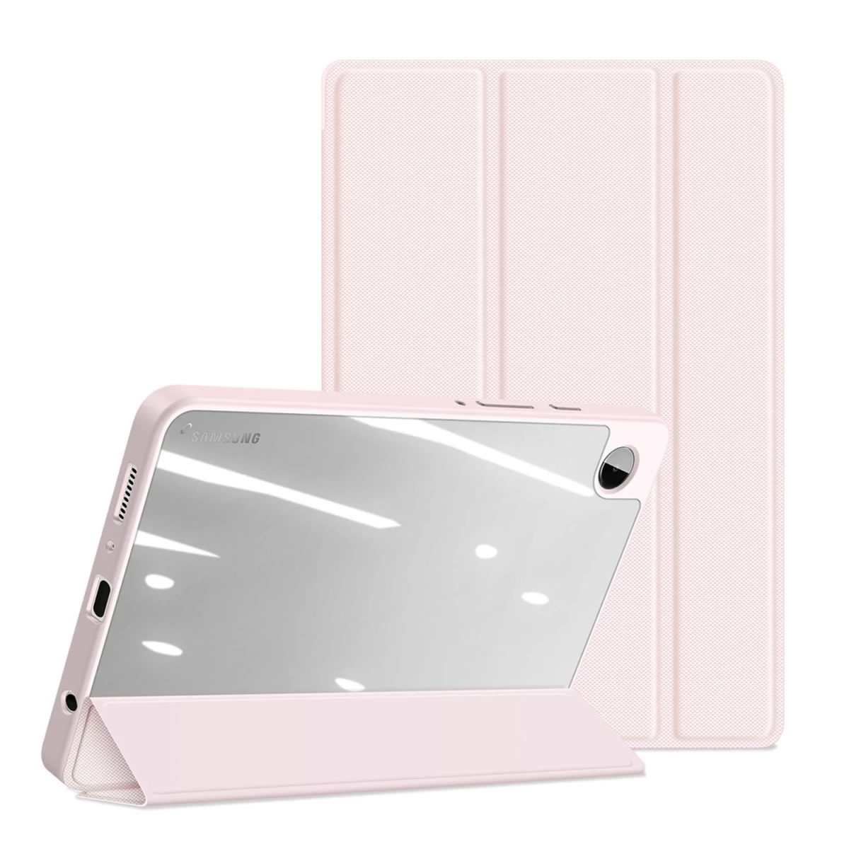 Dux Ducis Toby Dėklas Su Atvartu, Skirtas Samsung Galaxy Tab A9 8,7&#039;&#039; - Rožinis