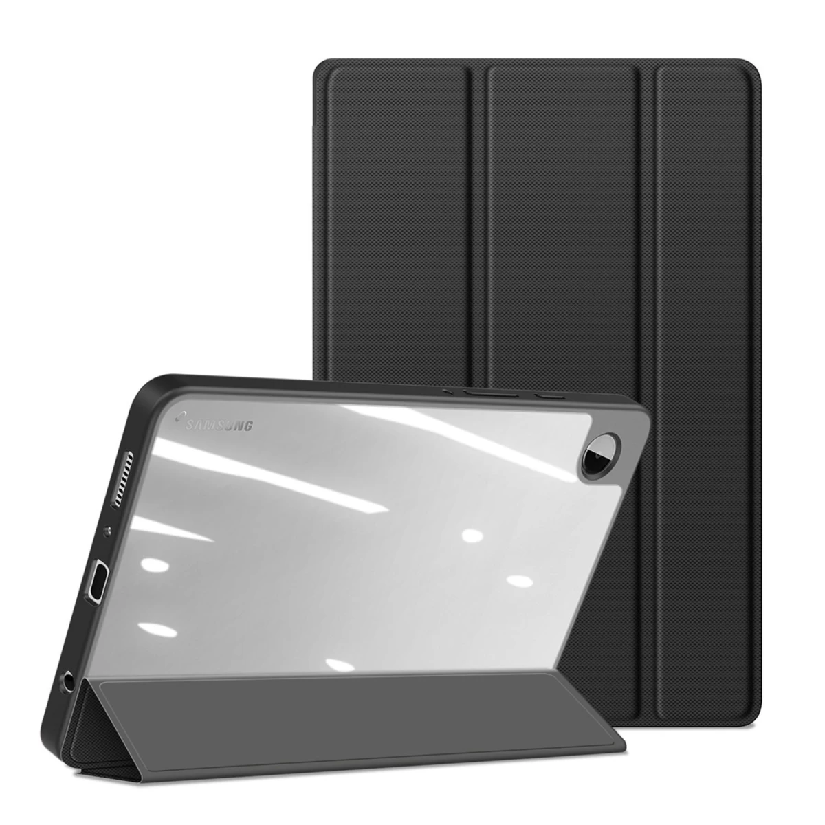 Dux Ducis Toby Flip Stand Case For Samsung Galaxy Tab A9 8.7&#039;&#039; - Juodas