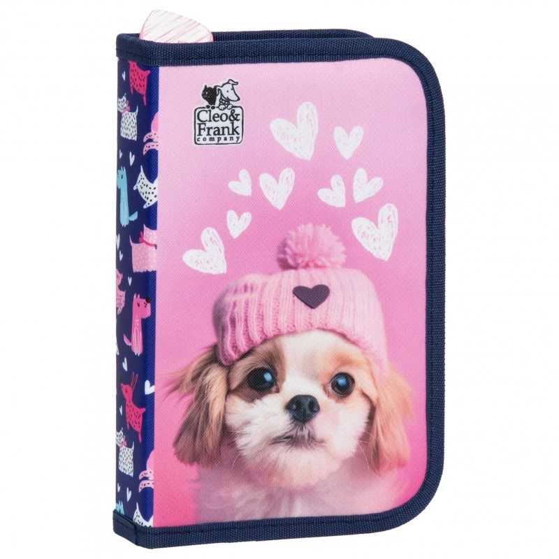 Dviejų Atvartų Pieštukinė Su Priedais Cleo And Frank The Dog