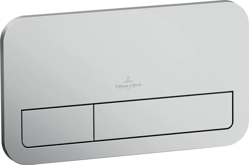 Dvigubas klavišas Villeroy&amp;Boch ViConnect E200, matinis chromas, 92249069