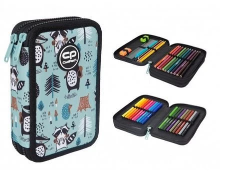 Dvigubas Penalas Su Priedais Raccoon Jumper 2 Coolpack