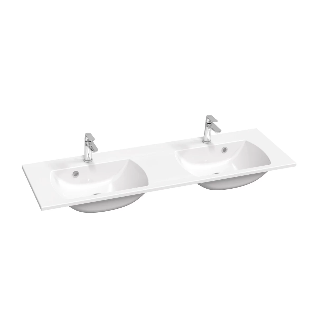 Dvigubas praustuvas RAVAK Classic Slim 130, 130x45cm