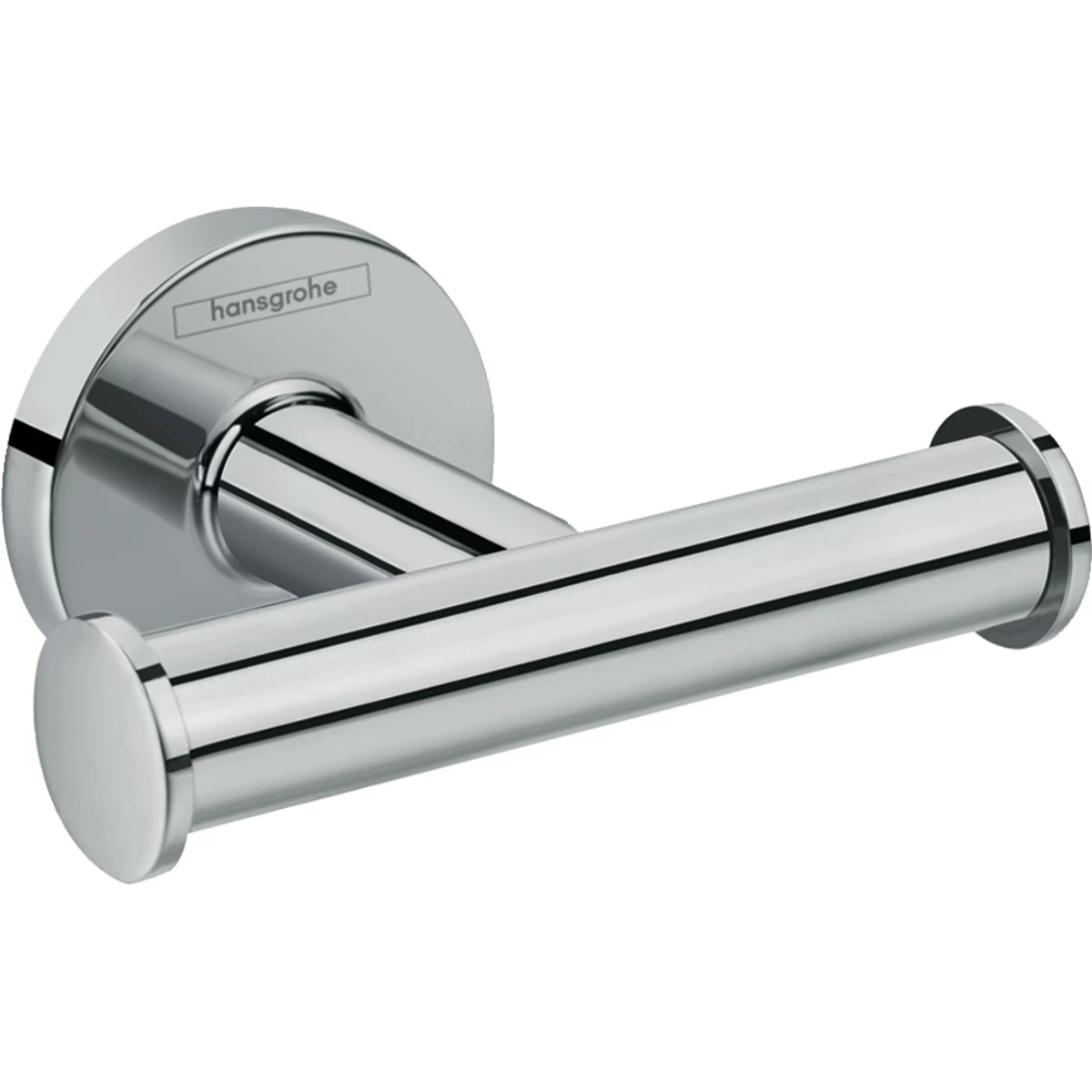 Dvigubas rankšluosčių kabliukas Hansgrohe Logis Universal, chromas, 41725000