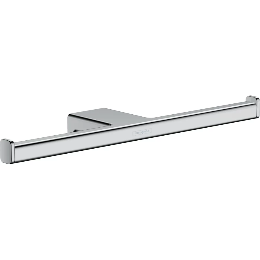 Dvigubas tualetinio popieriaus laikiklis Hansgrohe AddStoris, chromas 41748000