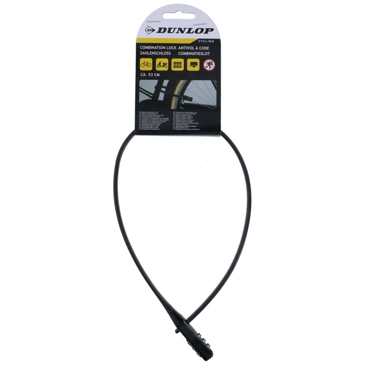 Dviračio Diržo Užraktas Juodas Dunlop