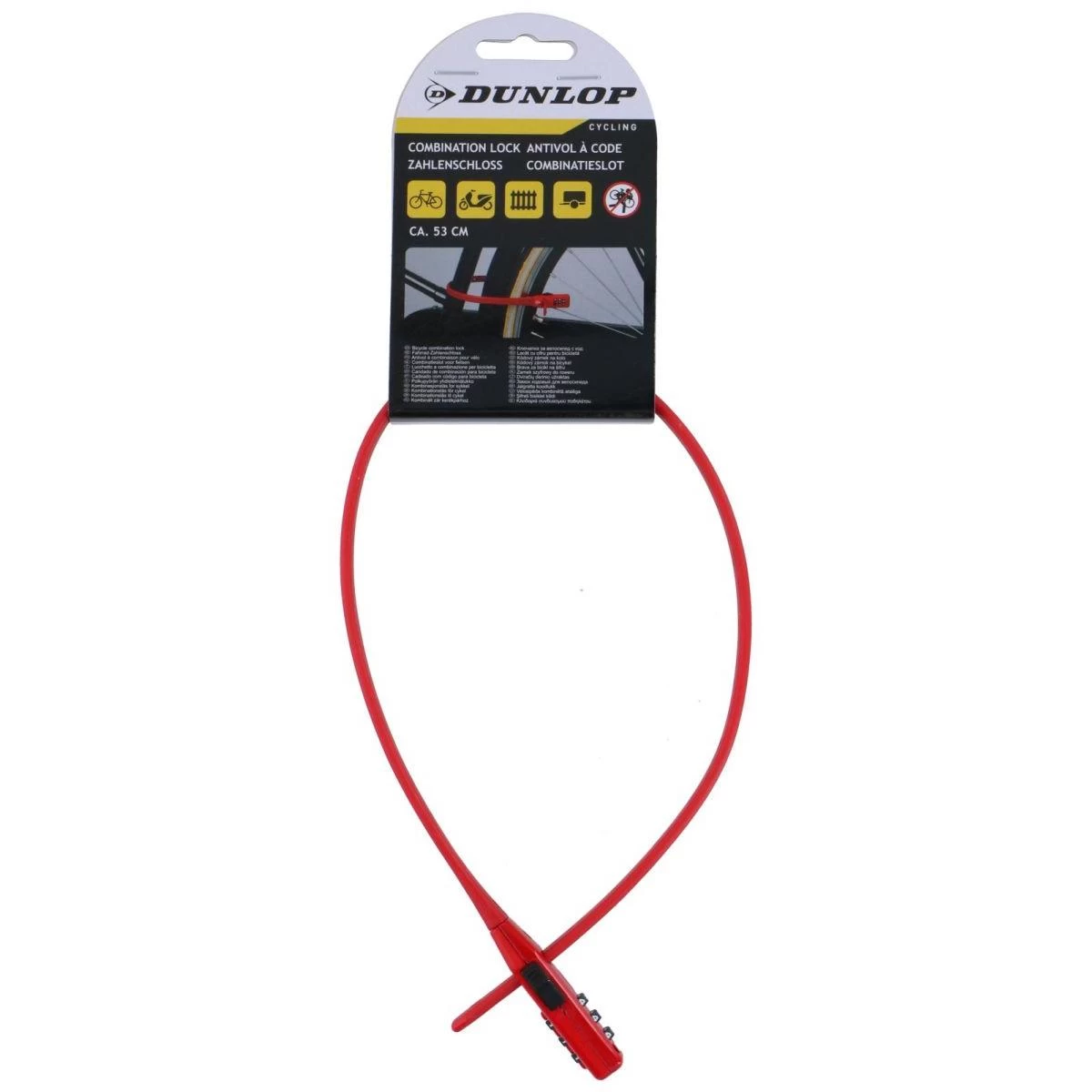 Dviračio Diržo Užraktas Raudonas Dunlop