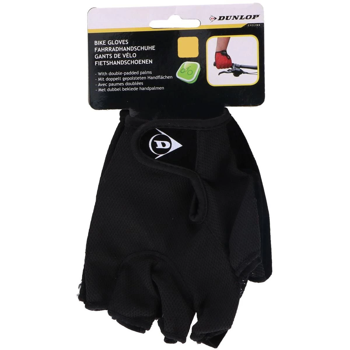 Dviračio Pirštinės Dunlop Senior R.xl - Juodos