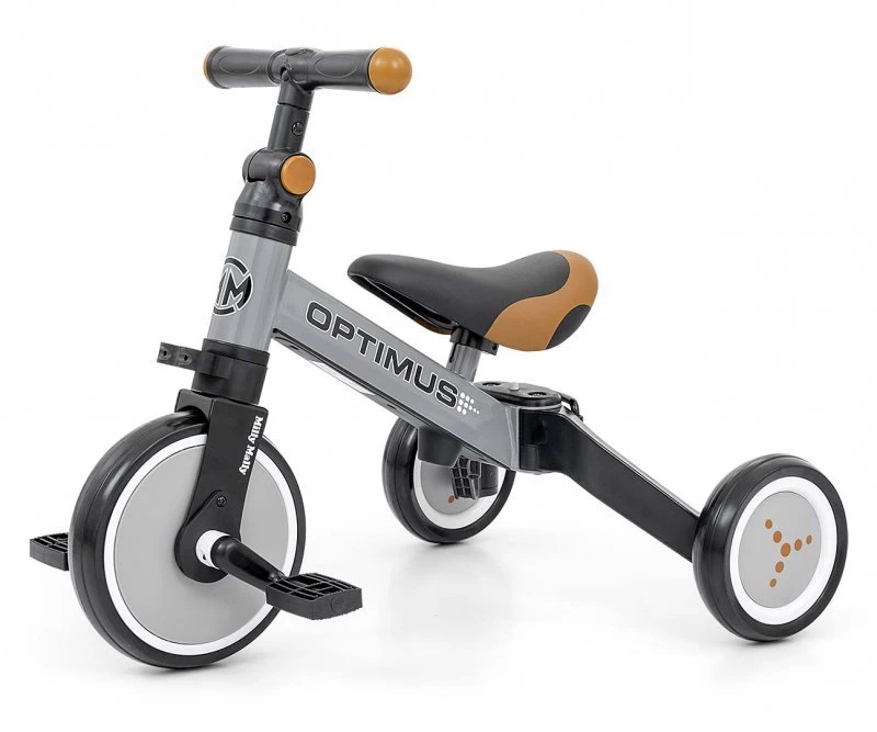 Dviratis 3-in-1 Optimus Grey