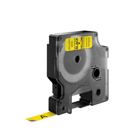 DYMO D1 Standard 40918 (S0720730) Juostelė, 9mm x 7m, Black on Yellow