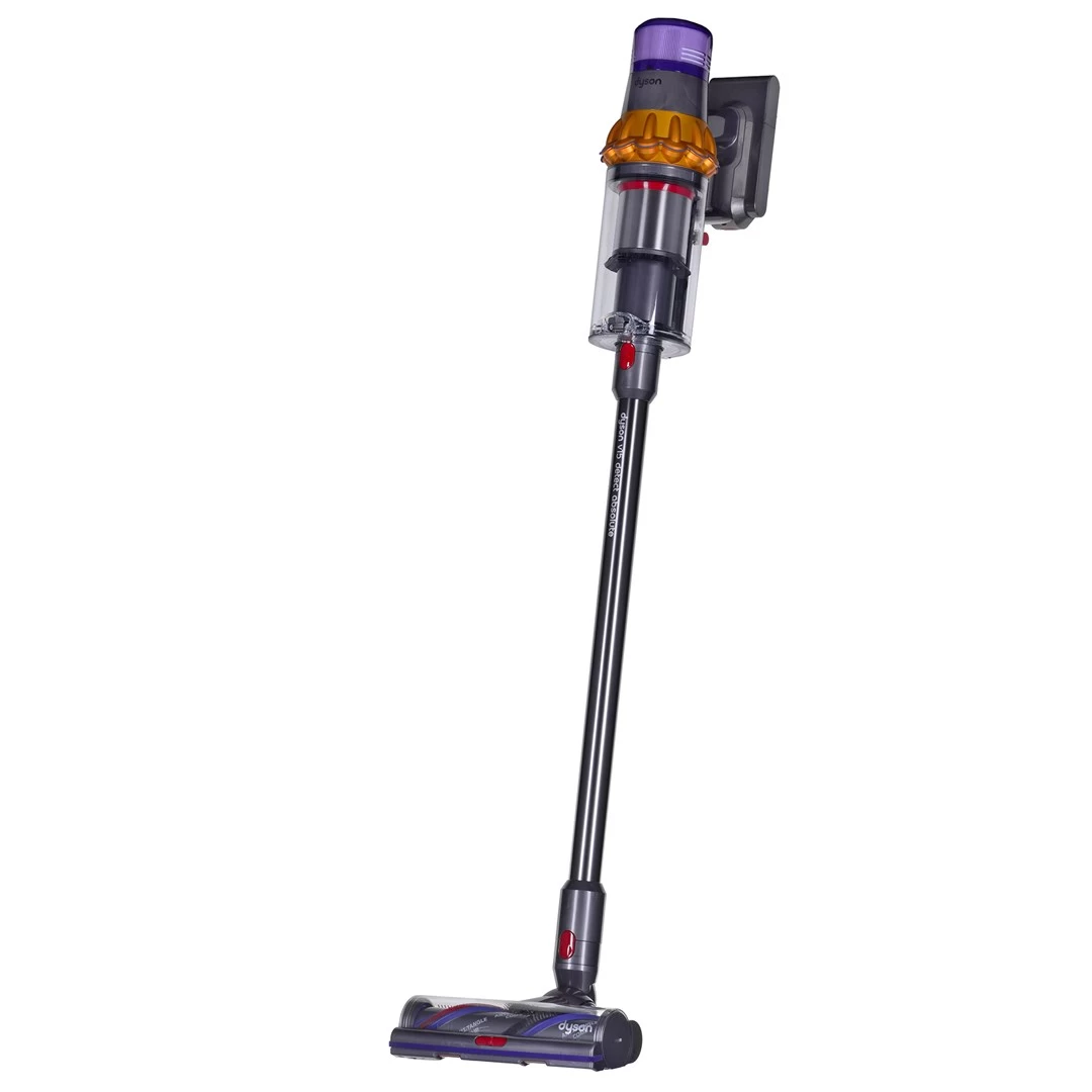 Dyson V15 Detect Absolute handheld vacuum Nickel Yellow bagless