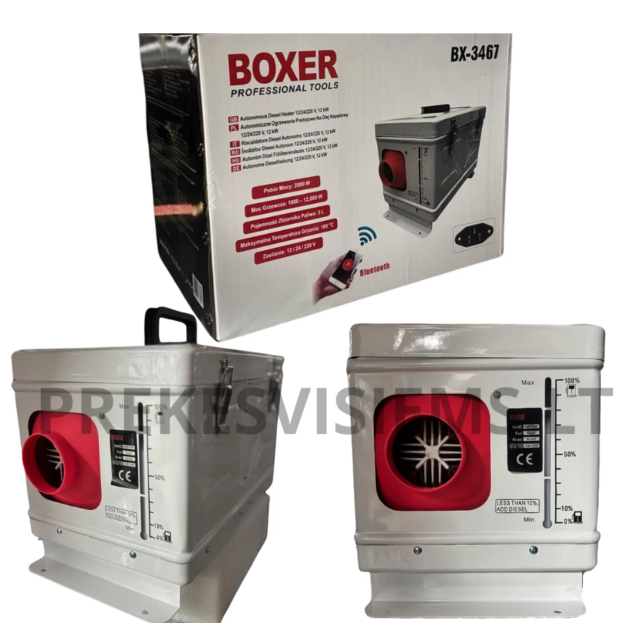 Dyzelinis autonominis šildytuvas 12kW BOXER, BX-3467