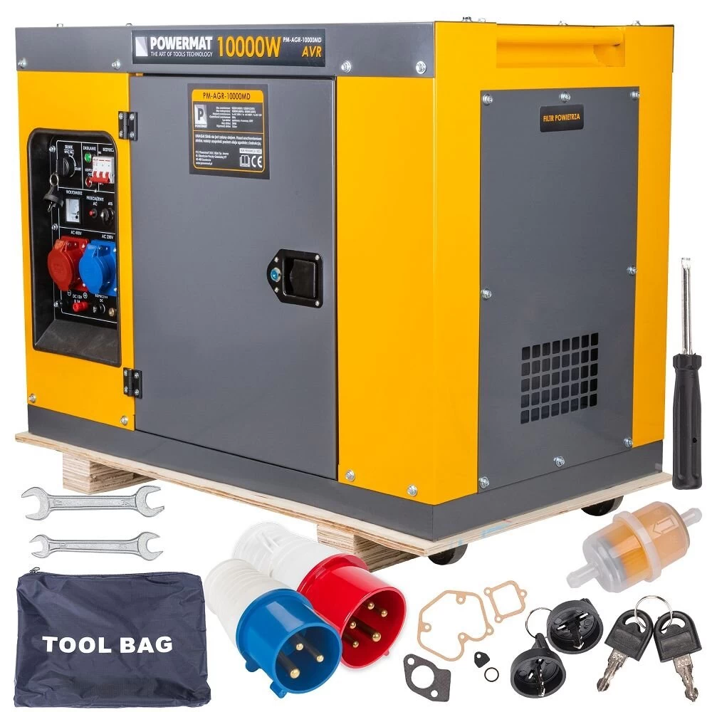 Dyzelinis generatorius 10kW 230V 400V ATS PM-AGR-10000MD