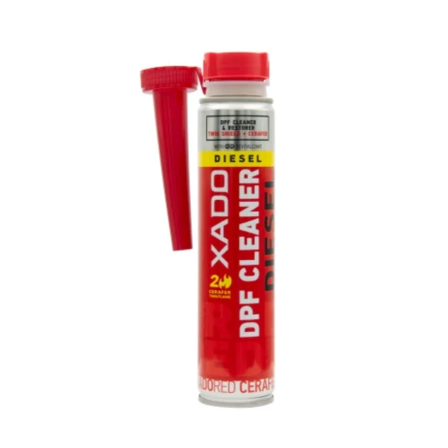 Dyzelinių variklių kietųjų dalelių filtro valiklis XADO RED DPF CLEANER (dyzelinas)