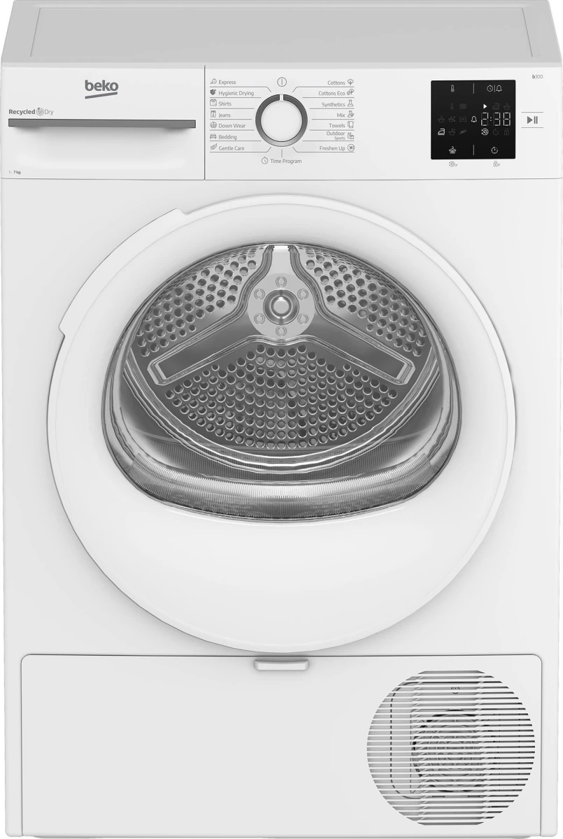 Džiovyklė Beko BM3T372E0W, 7 kg