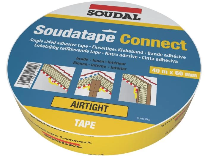 Soudatape Connect, garo plėvelių persidengimų klijavimo juosta Soudatape Connect, garo plėvelių persidengimų klijavimo juosta