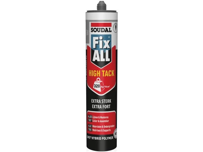 FIX ALL Hight Tack, klijuojantis hermetikas hibridinio polimero pagrindu FIX ALL Hight Tack, klijuojantis hermetikas hibridinio polimero pagrindu