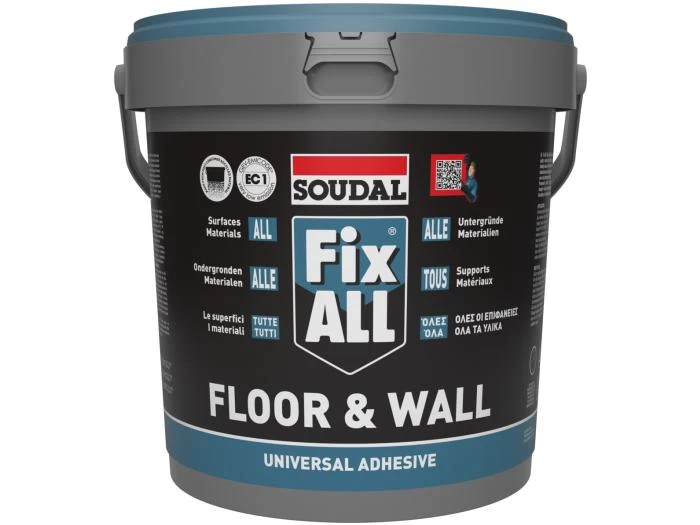 Fix All Floor &amp; Wall - paruošti naudojimui elastingi klijai SMX hibridinių polimerų pagrindu