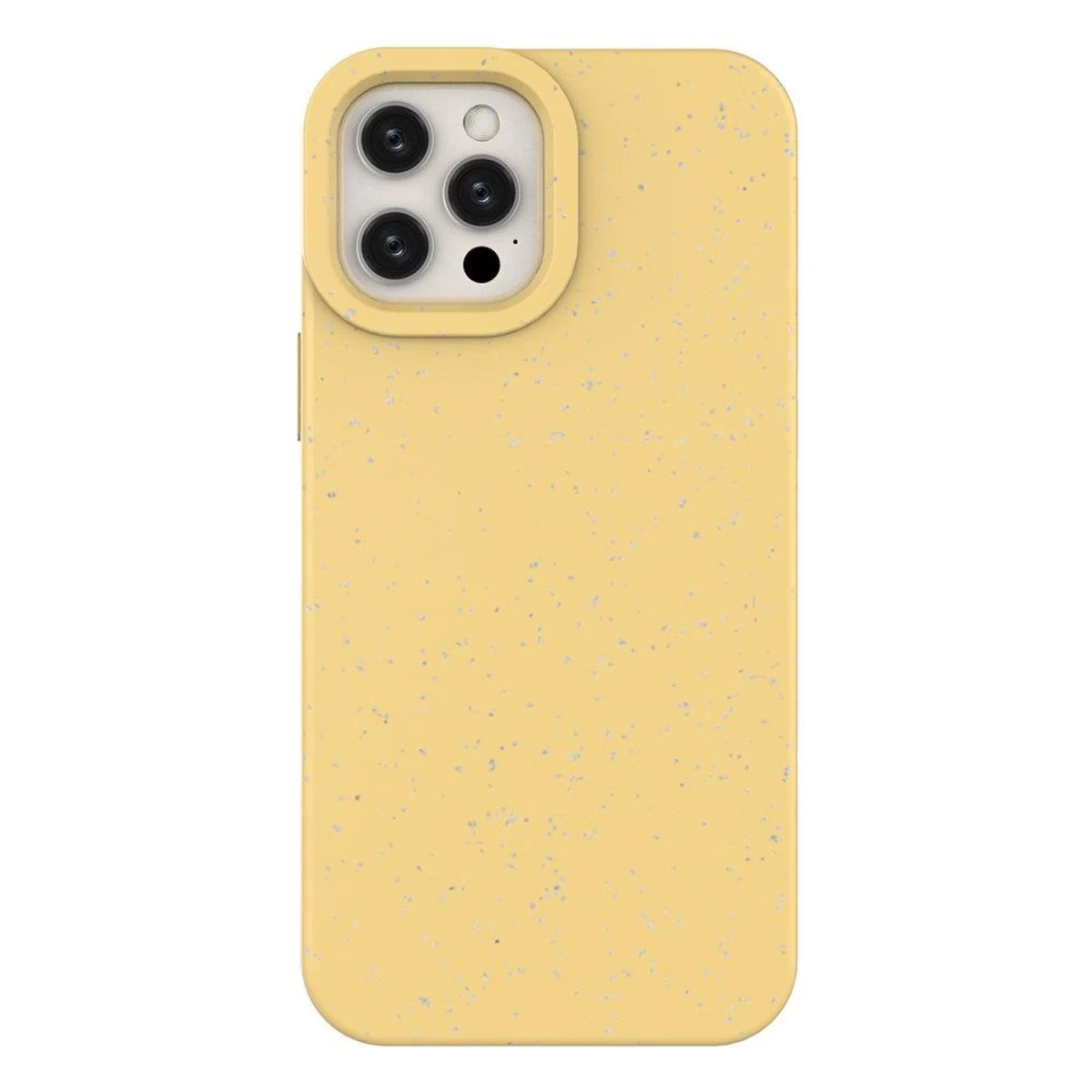 Eco Case Coque For Iphone 12 Pro Silicone Cover Telefono Dangtelis Geltonas