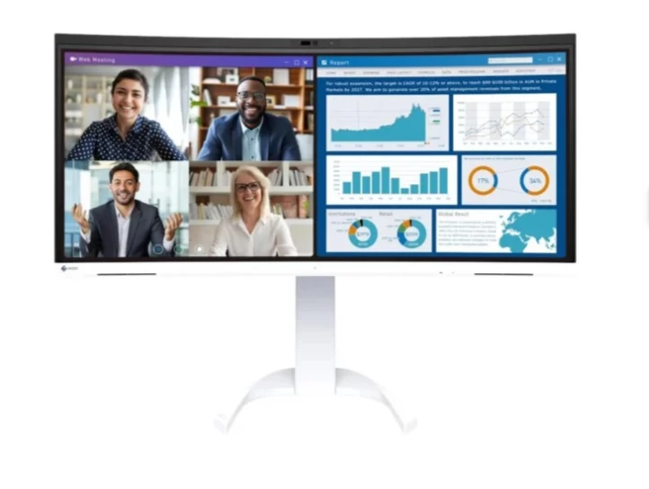 Eizo Ev3450xc-wt Monitorius (34&amp;quot; /ips /3440 X 1440 / Juodai Baltas)