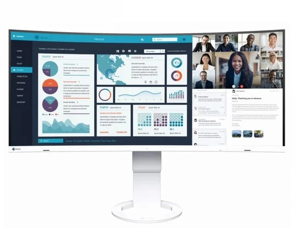 Eizo Ev3895-wt Monitorius (37,5&amp;quot; /ips /60hz /3840 X 1600 / Baltas)