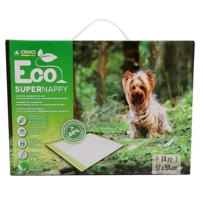Ekologiški paklotai CROCI Super Nappy Eco 57x54cm 14vnt