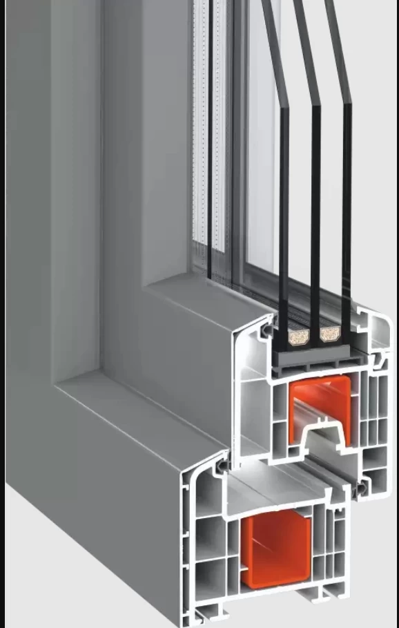 Aukščiausios kokybės PVC langai Framex-71 Deco
