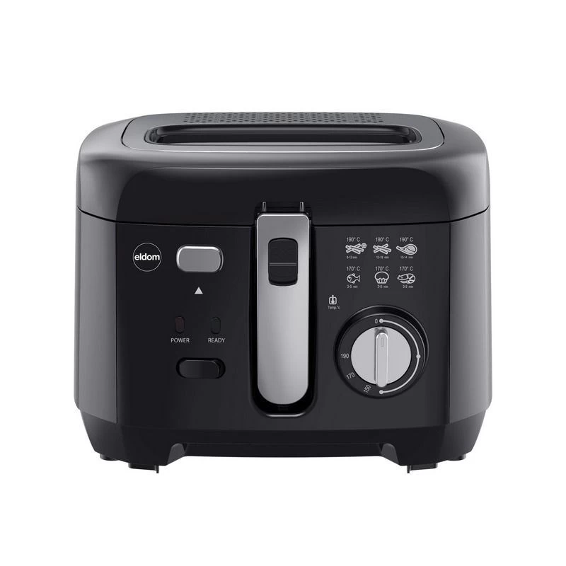 ELDOM Fryer FREET, 2.5 L, 400 g of fries, temperature regulator, removable oil tank, black ELDOM Fryer FREET, 2.5 L, 400 g of fries, temperature regulator, removable oil tank, black