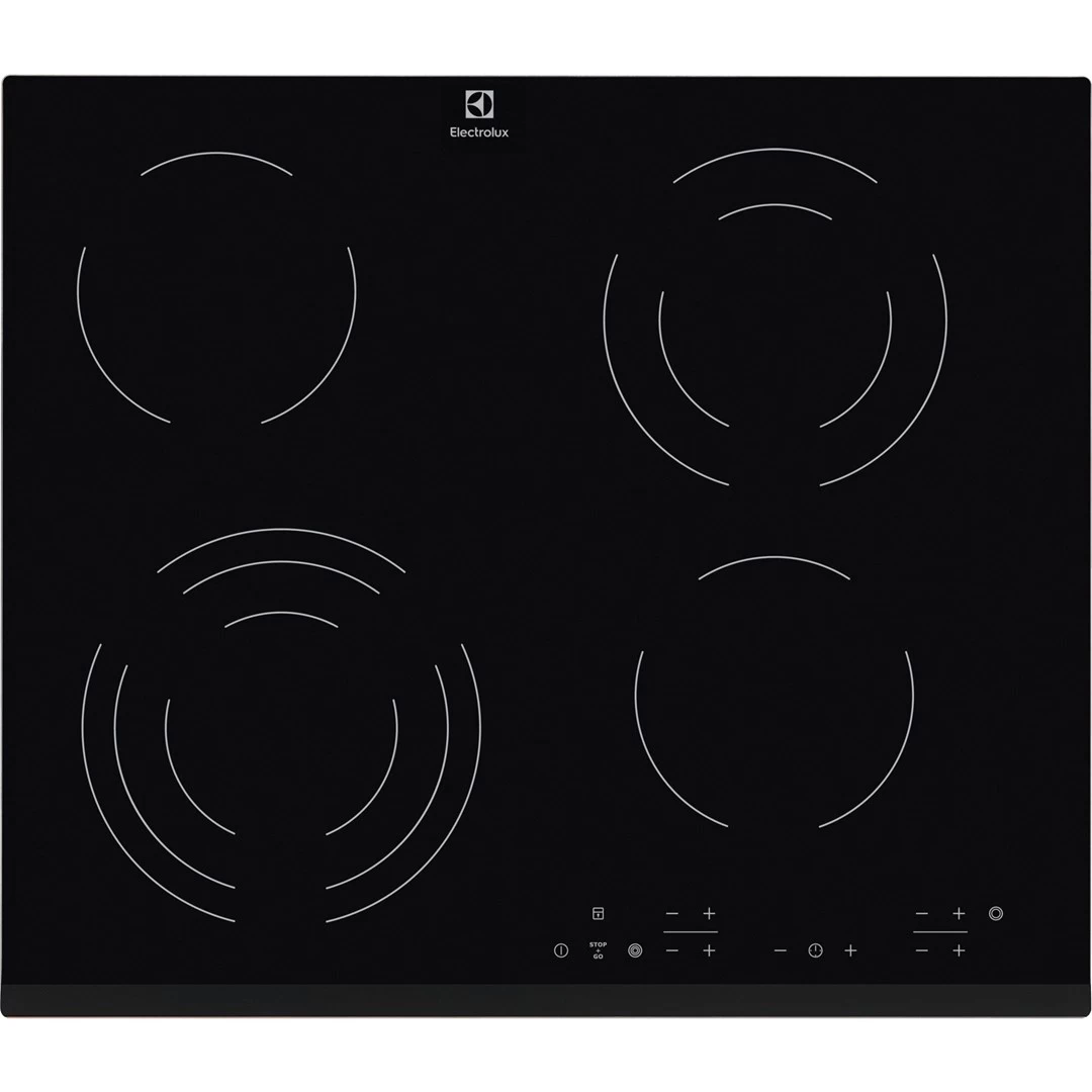 Electrolux EHF6343FOK hob Black built-in Ceramic 4 zone(s)