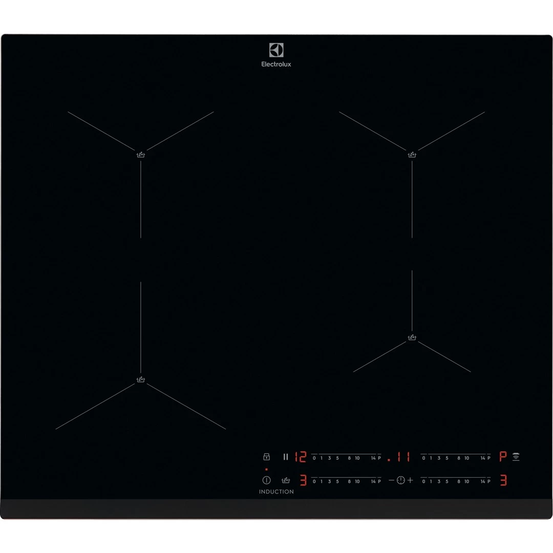 Electrolux EIS62443 Black Built-in Zone induction hob 4 zone(s)