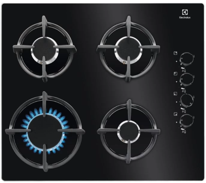 Electrolux KGG6407K hob Black Built-in Gas 4 zone(s)