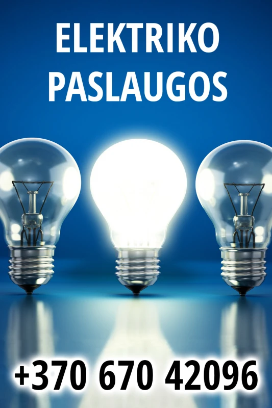 Elektros instaliacijos montavimo darbai Elektros instaliacijos montavimo darbai